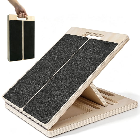 AILDEDE Slant Board, Adjustable Wooden Calf Stretch Board for Squats & Exercise.