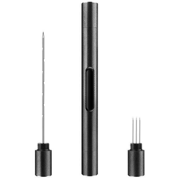 AILE Cigar Punch Enhancer Tool & Nubber,Cigar Draw Cigar Poker for Piercing, Portable Cigar Accessory, More Enjorable(Black)