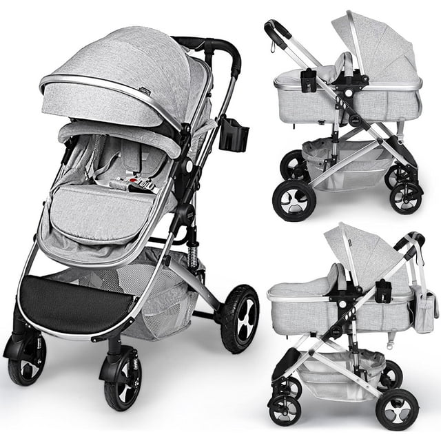 AILEEKISS Convertible Baby Stroller