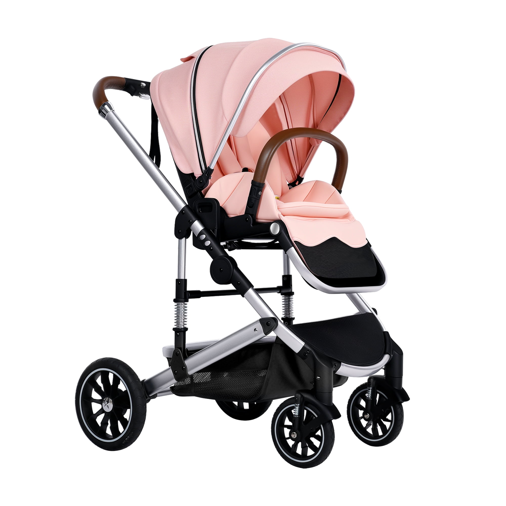 Pink bassinet stroller discount