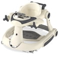 thumbnail image 1 of AILEEKISS 5-in-1 Musical Baby Walker with Wheels, Foldable Baby Walker for Boys Girls, Beige, 1 of 10
