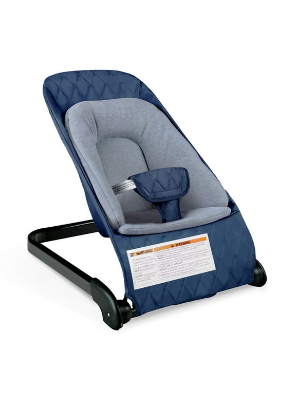 AILEEKISS Baby Bouncer for Infants 3 in 1 Folding Baby Rocker Seat Unisex Lounge Recline Chair, Blue