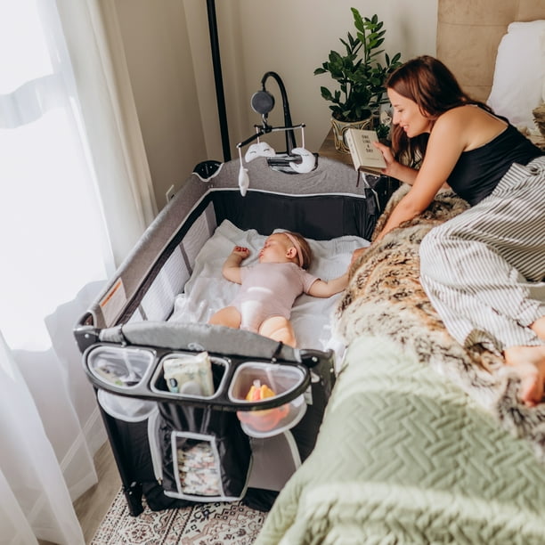 THE PEDDLERS 3枚 AILEEKISS 4-in-1 Portable Baby Play Yard with Changing Table