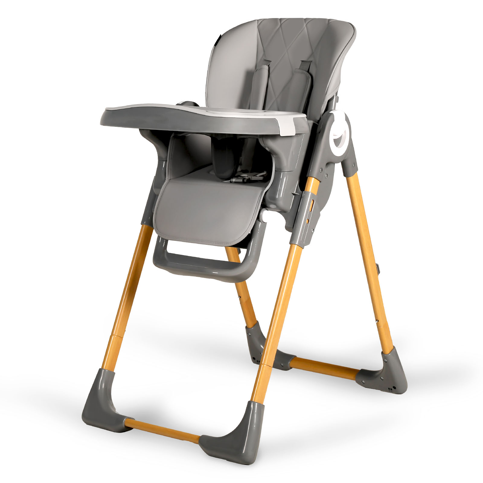 AILEEKISS Foldable High Chair for Baby, Toddler Eating Chair with