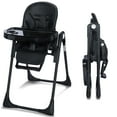 thumbnail image 1 of AILEEKISS Foldable High Chair for Baby, Toddler Eating Chair with Detachable Double Trays, Black, 1 of 11