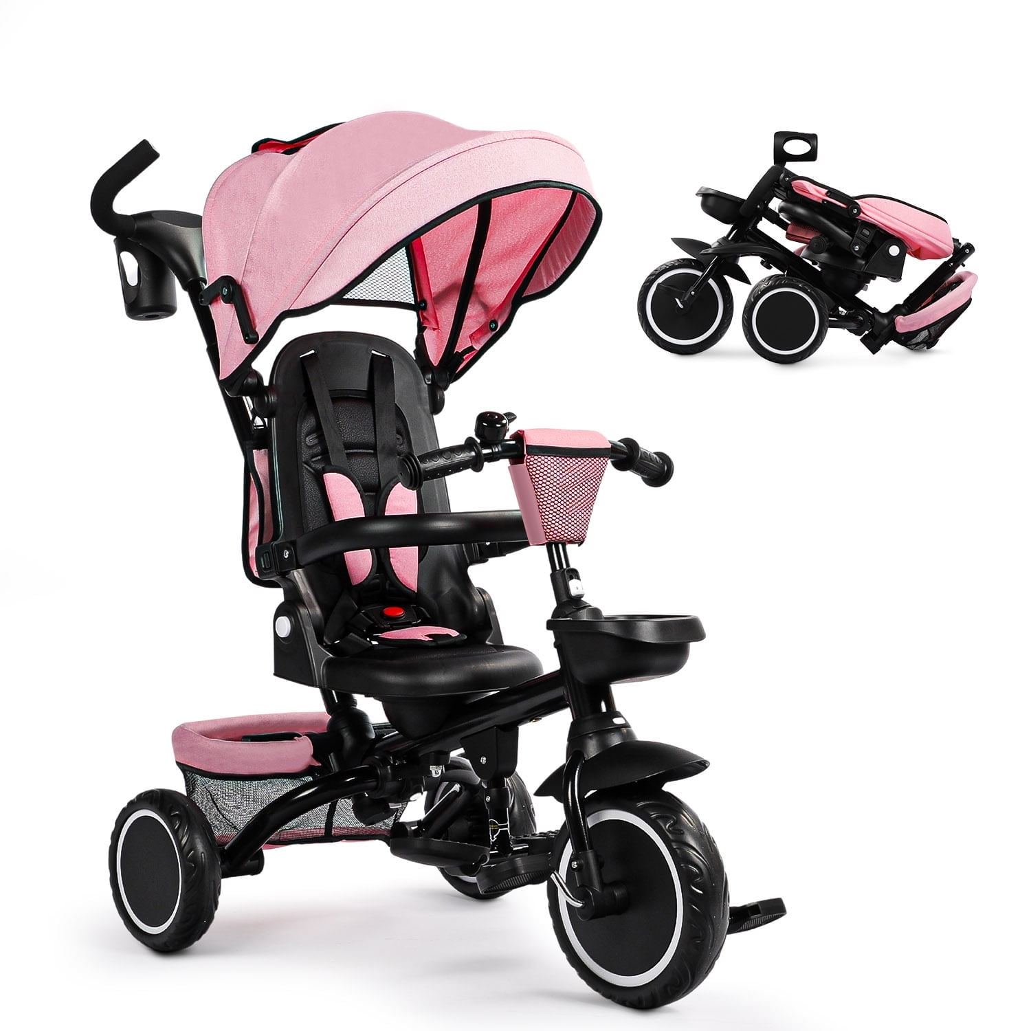 Free Shipping Madd Gear Drift Trike Strong Steel Frame Tricycle Adjustable Seat Pink for 5 Years up Walmart