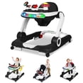 thumbnail image 1 of AILEEKISS Musical Baby Walker with Wheels, Toddler Activity Music Bouncer Walker, Black, 1 of 10