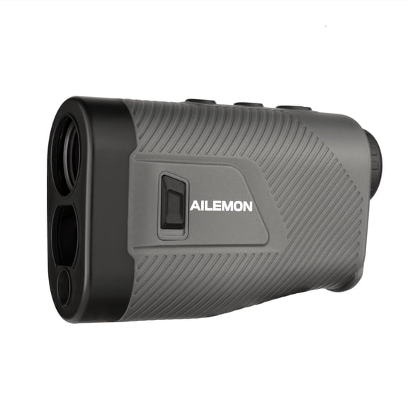 AILEMON 900 Yards Golf Laser Rangefinder with Slope Switch, Ultra-Clear Optics, Flag-Lock/Slope/Magnetic Stripe/Lightweight Goling Range Finder (Gray)