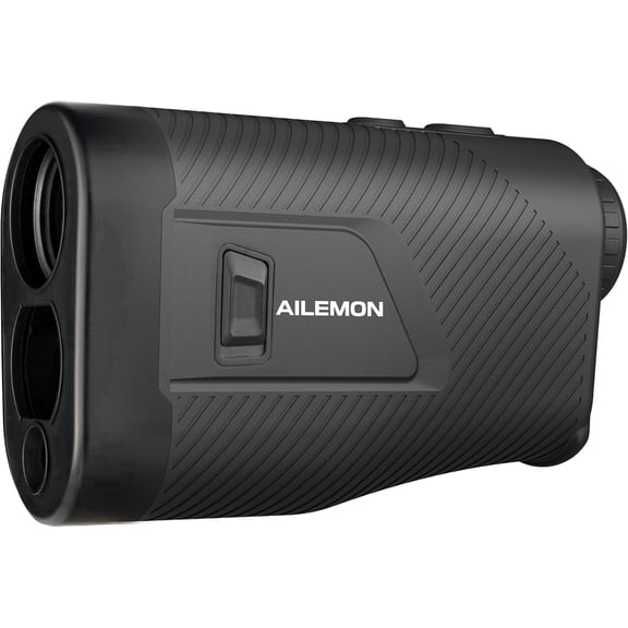 AILEMON Golf Rangefinder with Slope Switch, Flag Pole Locking with Pulse Vibration, 6X Magnification Laser Range Finder Golfing & Hunting, 900 Yards Rangefinders with Magnet Stripe
