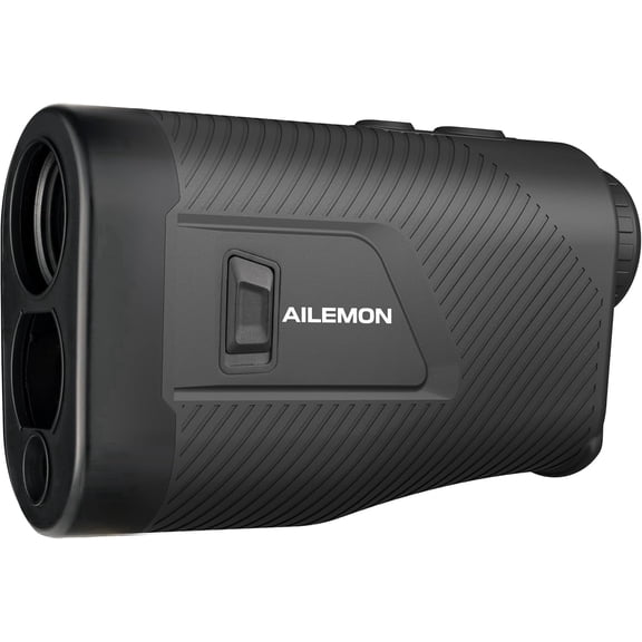 AILEMON Golf Rangefinder with Slope Switch, Flag Pole Locking with Pulse Vibration, 6X Magnification Laser Range Finder Golfing & Hunting, 900 Yards Rangefinders with Magnet Stripe