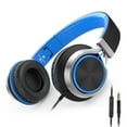 thumbnail image 1 of AILIHEN C8 Headphones Microphone Volume Control Cellphones Android Smartphones Computer Mp3/4 (Black/Blue), 1 of 6
