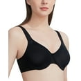thumbnail image 1 of AILIVIN Wire Bras for women Full figure minimizer Smoothing bra seamless cups non padded T Shirt underwire support comfortable full coverage womens bras Black 36DDD 36 DDD, 1 of 8