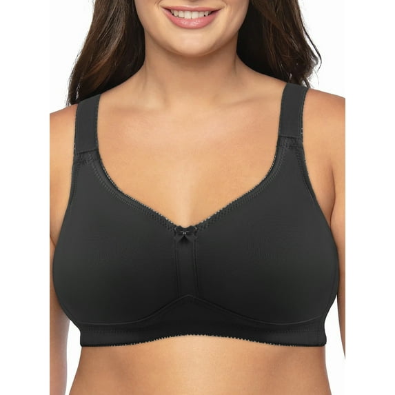 AILIVIN Wireless Bras For Women Comfort Surgery Bra With Adjustable Straps Great Support Comfort Women Bras No Wire Bras Lift Up Bras Full Coverage Soft Compression Bra Black 42D