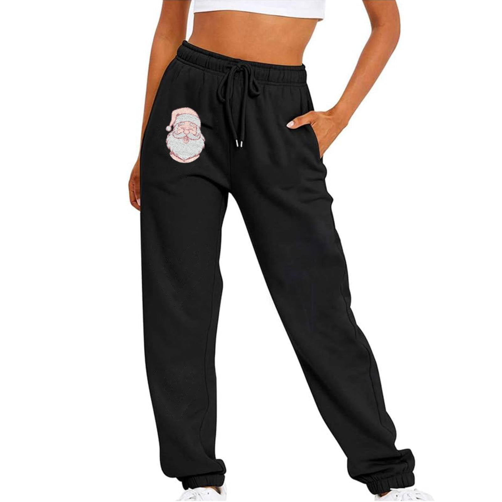 AILIYIL Christmas Fashion Women'S Elastic Waist Stretch Christmas Print