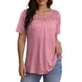 AILIYIL Plus Size Womens Clothes Summer Short Sleeve T Shirts For Women