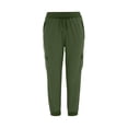 thumbnail image 1 of AILIYIL Women'S Cargo Pants Quick Drying Lightweight Outdoor Pants With Pockets (Army Green,L), 1 of 3
