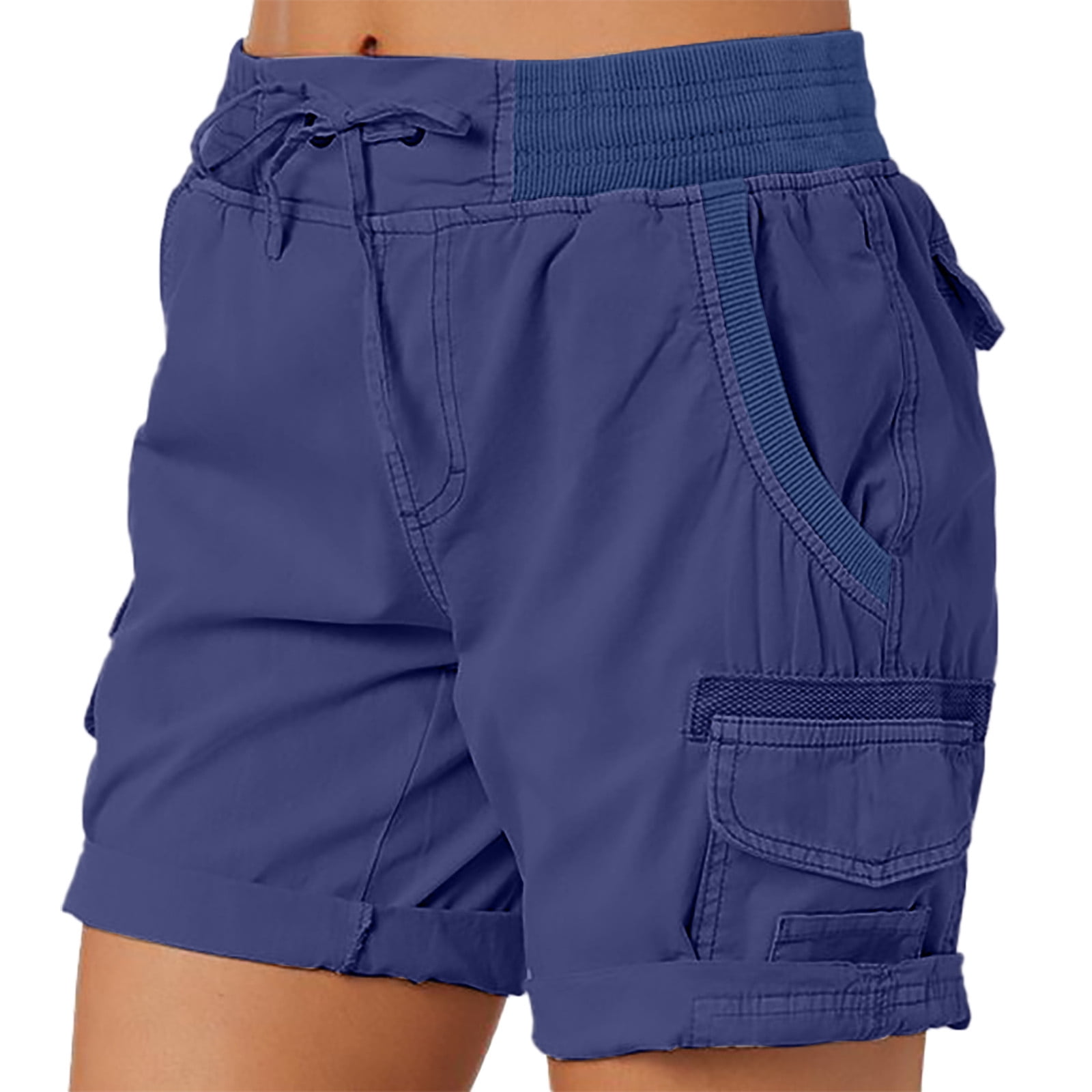 AILIYIL Womens Casual Shorts Summer Drawstring Elastic Waist Comfy