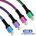 thumbnail image 1 of AILKIN Compatible with iPhone Charger Fast Charging Compatible with iPhone 14/13/12/11/10 6ft Fast Charging Cable Cords,Multicolor, 1 of 6