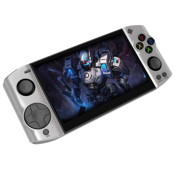 AILKIN Handheld Game Console with 5.1Inch Large Screen,64GB Expandable Handheld Game Console for Adult,Black
