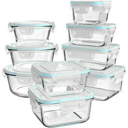 Brilliance™ Glass Food Storage Container, Medium Rectangular Set