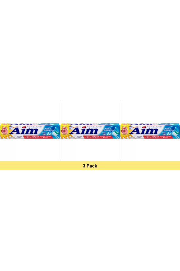 Cavity Protection Toothpaste, Ultra Mint Gel, 5.5 oz - 3 Pack