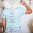 thumbnail image 1 of AIM TO BE PRETTY Front and Back Graphic Plus Short sleeve T-Shirt, 1 of 11