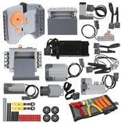 مجموعة محركات AIMATRIX المكونة من 41 قطعة والمتوافقة مع العلامة التجارية Technic Motor Technic-Motors مع مجموعة أسلاك تمديد ومفتاح التحكم عن بعد M/L/XL/Servo Battery-Box وقطع الغيار لـ MOC Building Block
