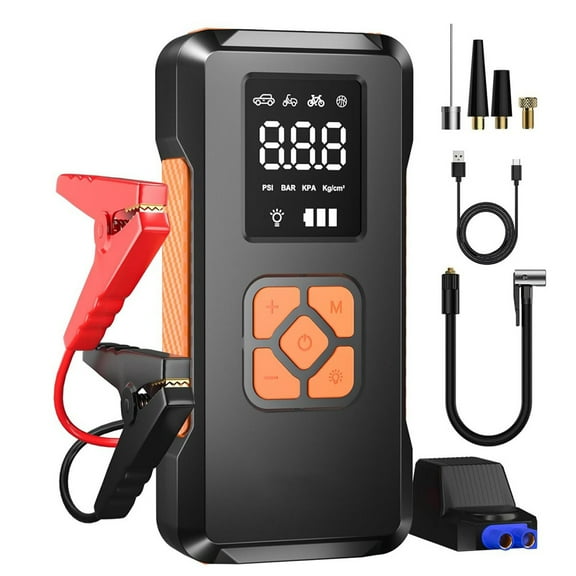 AIMAYA Car Jump Starter,3500A Peak Portable Jump Box for Car up to 10L Gas or 8L Diesel Engine, 12V Battery Power Booster with LED Light