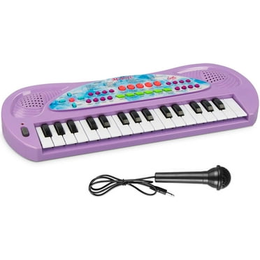 AIMEDYOU Kids Piano, Kids Keyboard 32 Keys Portable Electronic Musical Instrument Multi-Function Music Piano for Kids Early Learning Educational Toy Birthday Xmas Day Gifts (Purple)