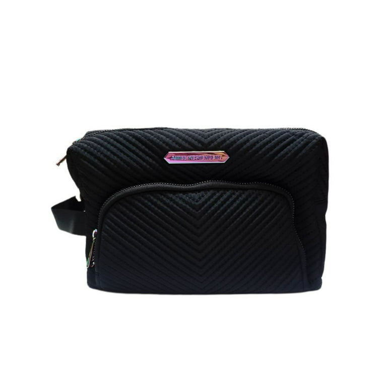 AIMEE KESTENBERG Women's Isabela Cosmetic Bag, Black, One Size