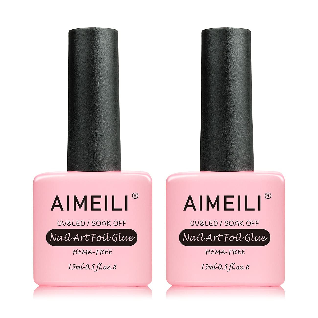 AIMEILI Hema Free Nail Foil Nail Art Foil Glue Gel for Foil Stickers