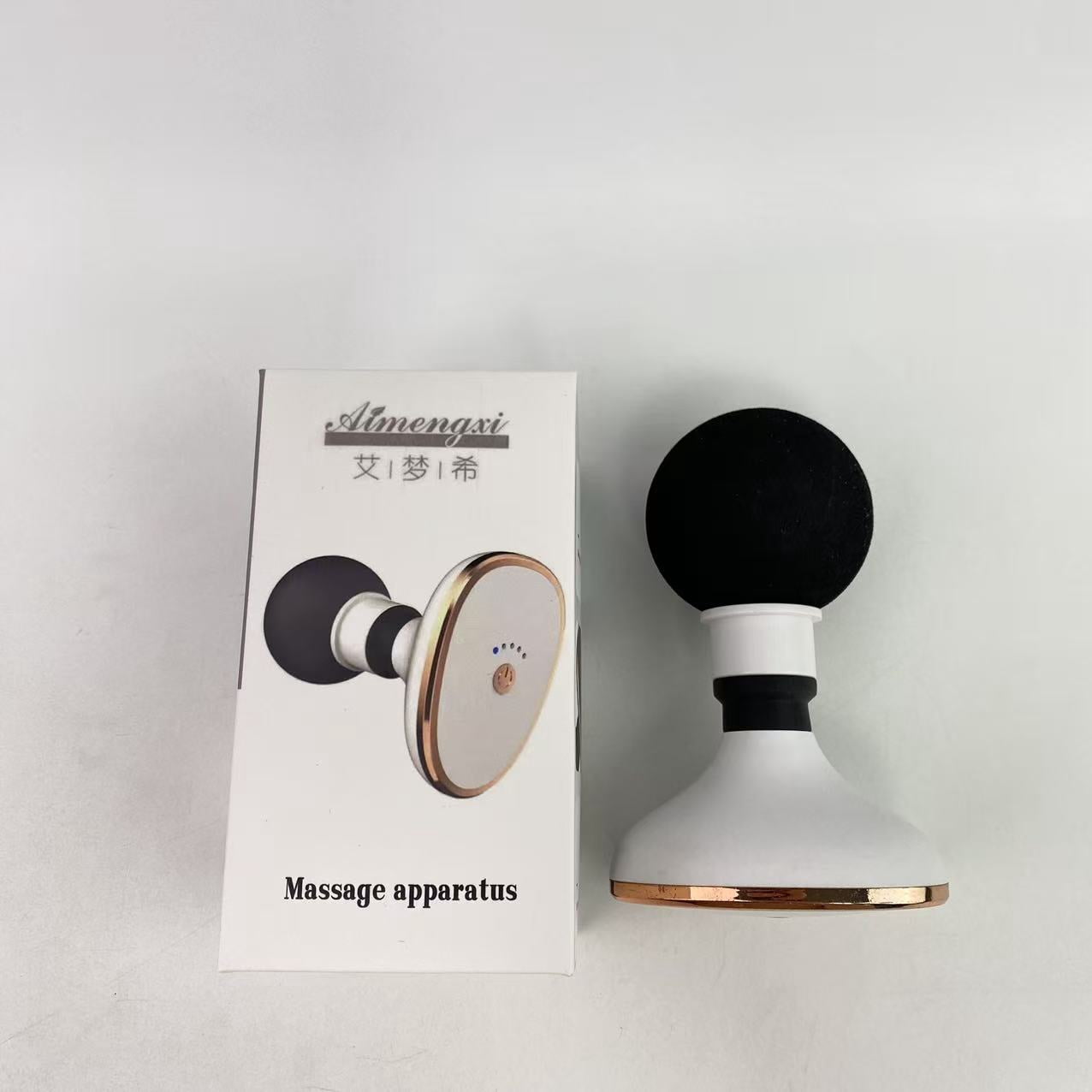 AIMENGXI Massage apparatus,Massage Gun Deep Tissue, Mini Massage Gun, USB Portable Muscle Massager Gun with 6 Speeds, Quiet Percussion Massage Gun for Pain Relief