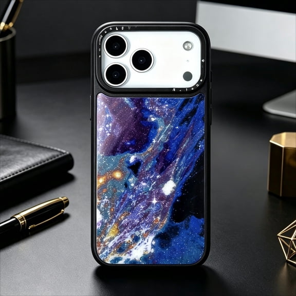 AIMERKAR Ultra-Thin Bezel Semi-Transparent Hard Back Soft Edge Case for iPhone 17/18, Military-Grade Drop Tested, Slim Shockproof Cover