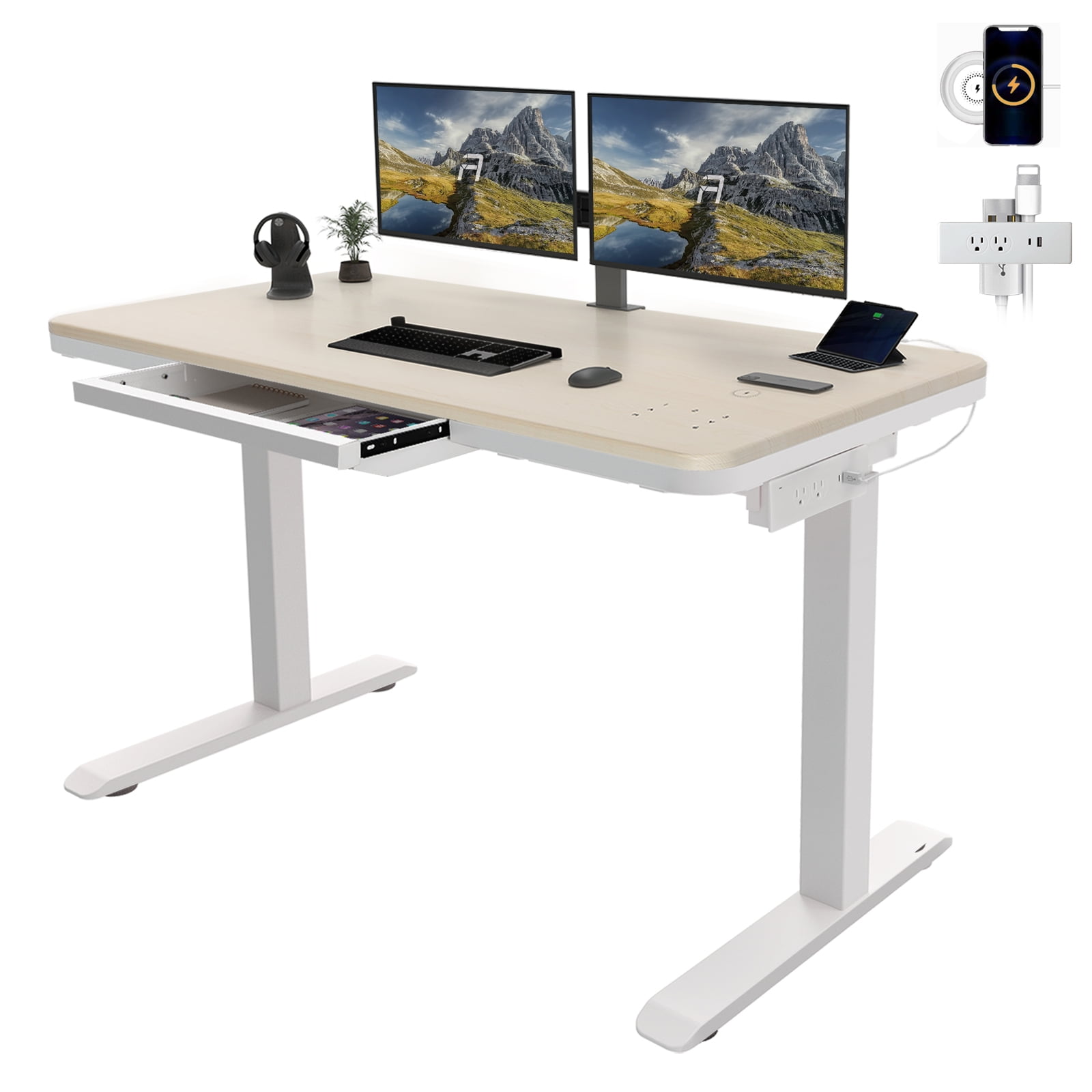https://i5.walmartimages.com/seo/AIMEZO-Dual-Motor-Wooden-Standing-Desk-45-Inch-Adjustable-Height-Desk-Drawer-Touchscreen-Controller-USB-Ports-Wireless-Charging-Maple-White_8652f101-9a3d-49f3-8886-276668c2c343.ba0d056921eaba5af61320c193e5b065.jpeg