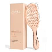 AIMIKE Detangling Brush, Pain-Free Wet Dry Hairbrush with Soft Bristles for Women & Kids, Fine Hair Care