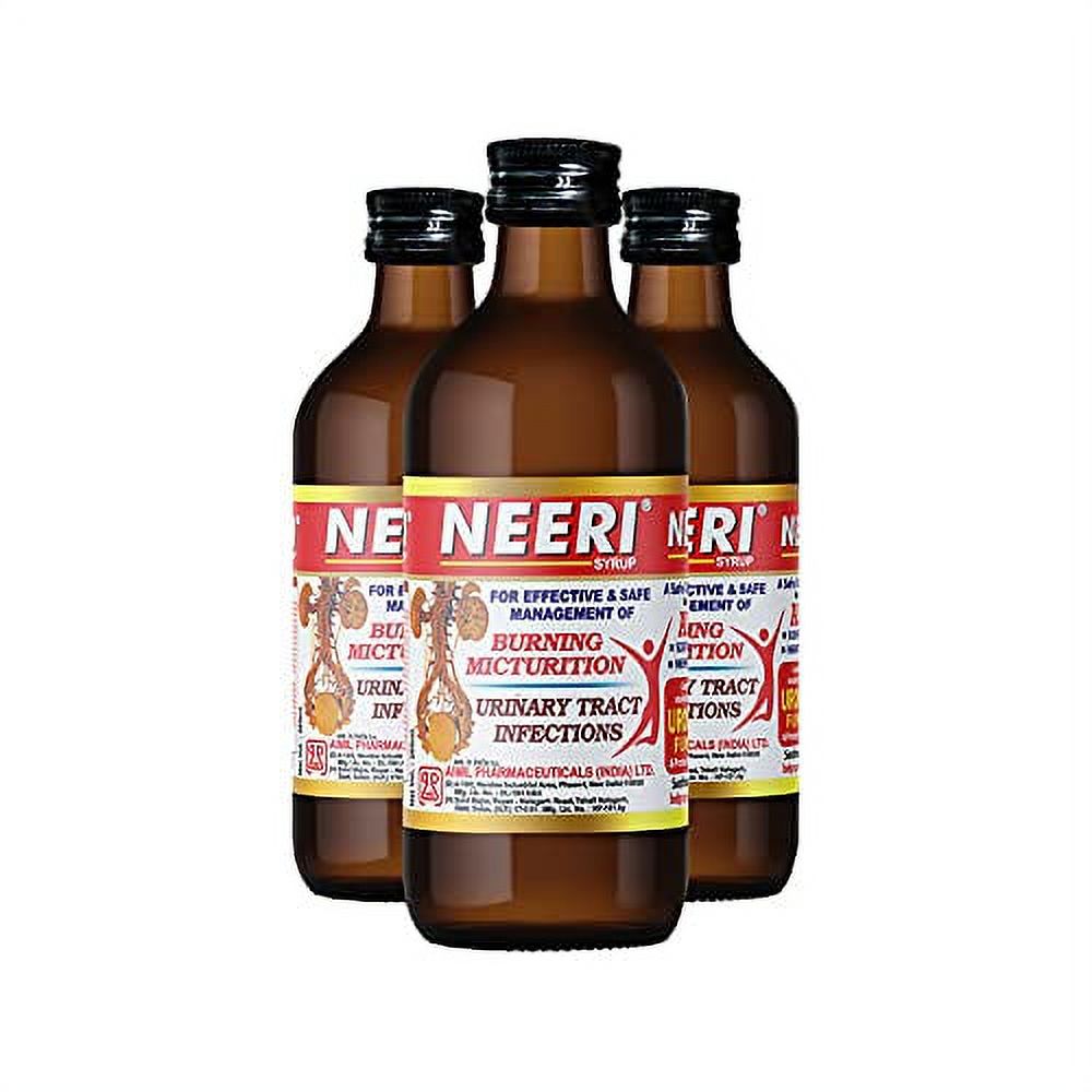 AIMIL NEERI Syrup for Kidney Health Useful in Urinary Tract Infections (UTI) 200 ML (Pack of