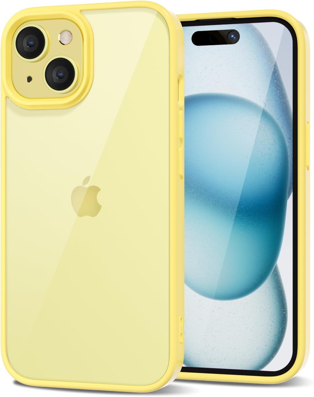 AIMIMI-For Iphone 15 Plus Case Clear, Transparent Hybrid 15 Plus Case ...