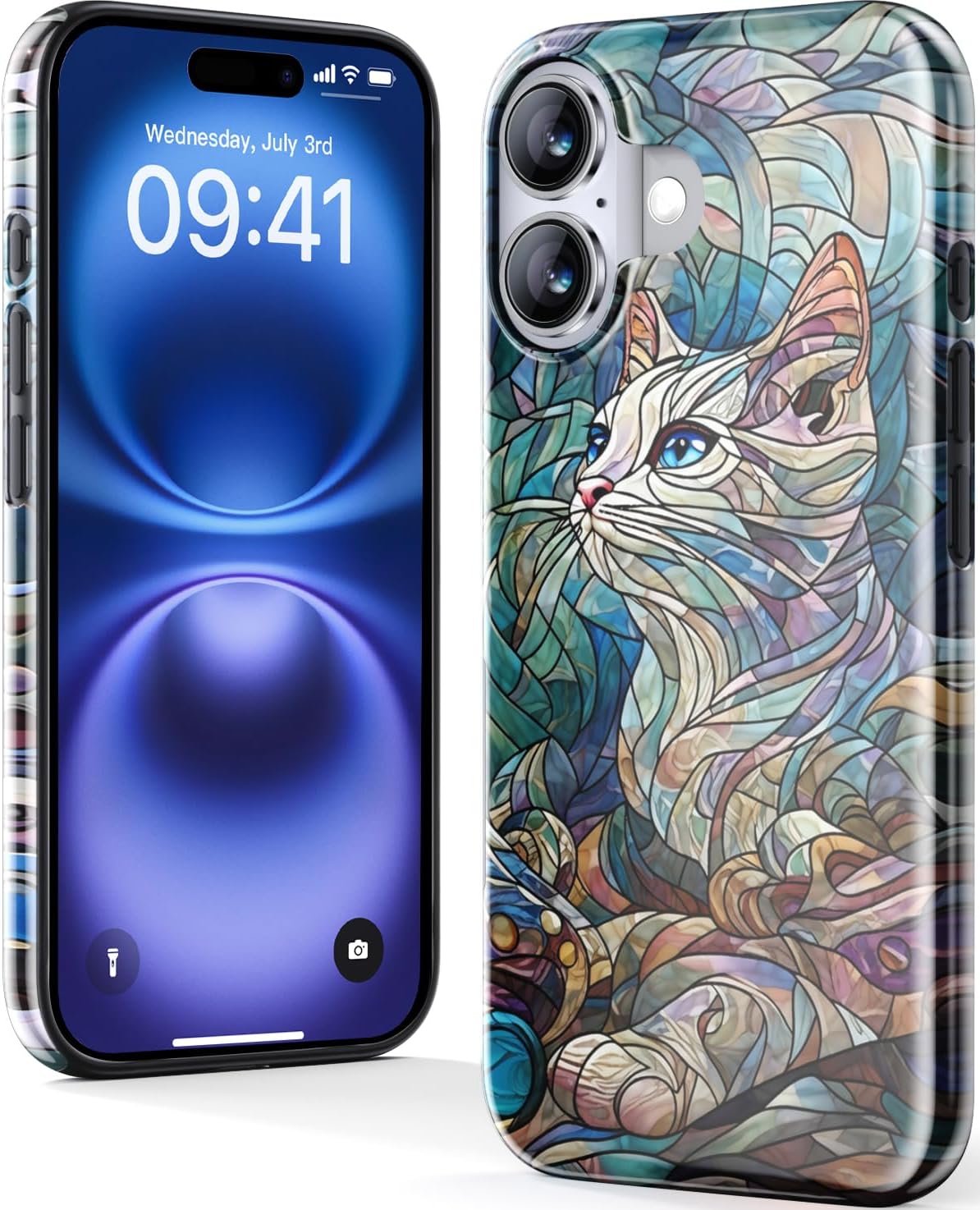 AIMIMI-For Iphone 16 Case - Wireless Charging Compatible - Dual-Layer ...