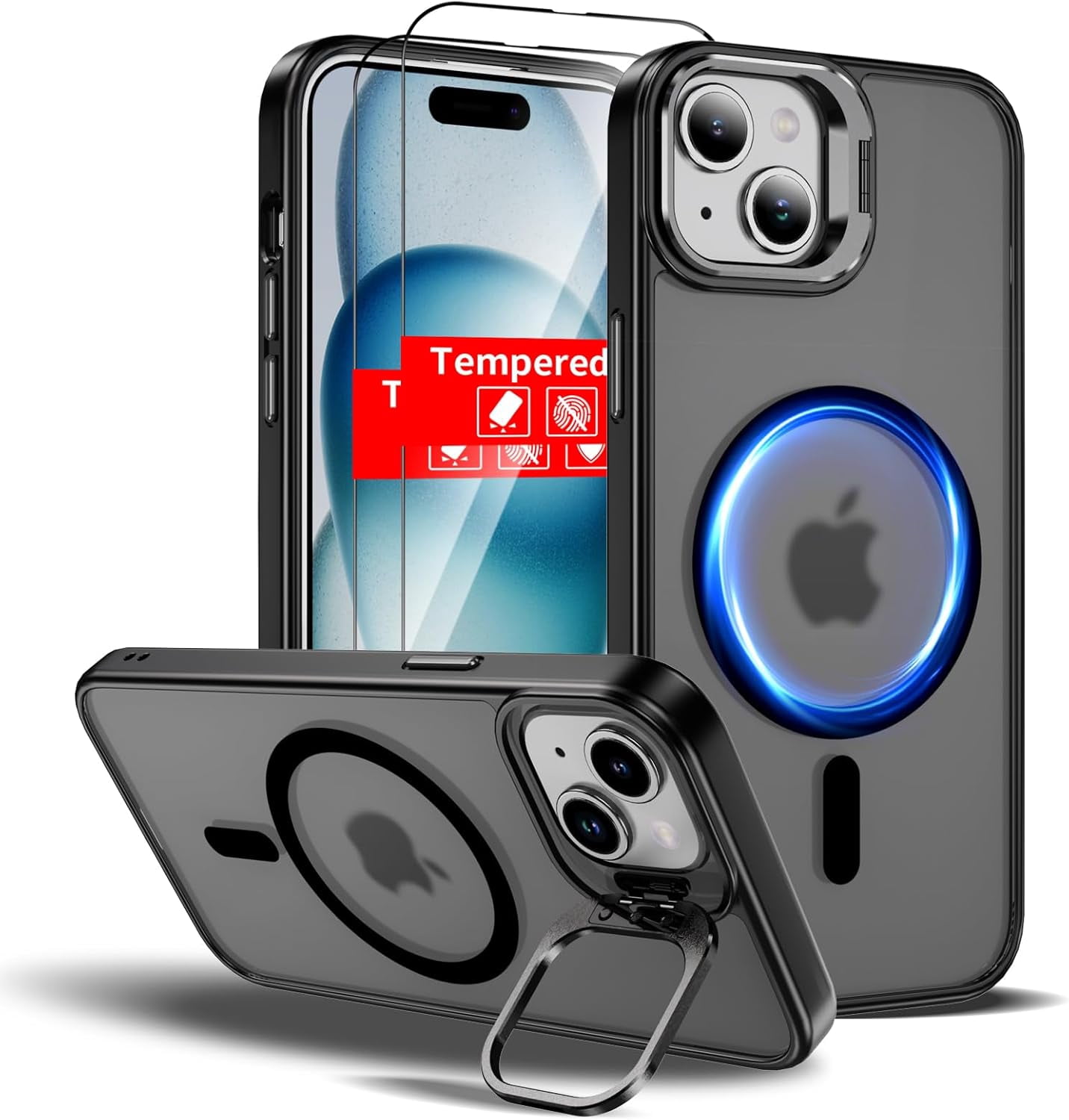 AIMIMI-Magnetic For Iphone 15 Case[Compatible With Magsafe][With 2 ...