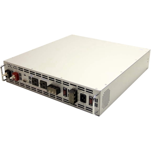 AIMS Power 2000W Pure Sine Rack Mount Power Inverter 48VDC to 120VAC with Transfer Switch FCC Class B for Essential Equipment
