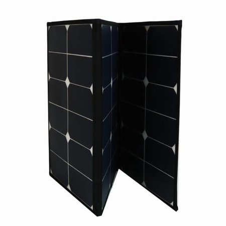AIMS PV60CASE 60W Portable Foldable Solar Panel with Built in Carrying Case - Monocrystalline