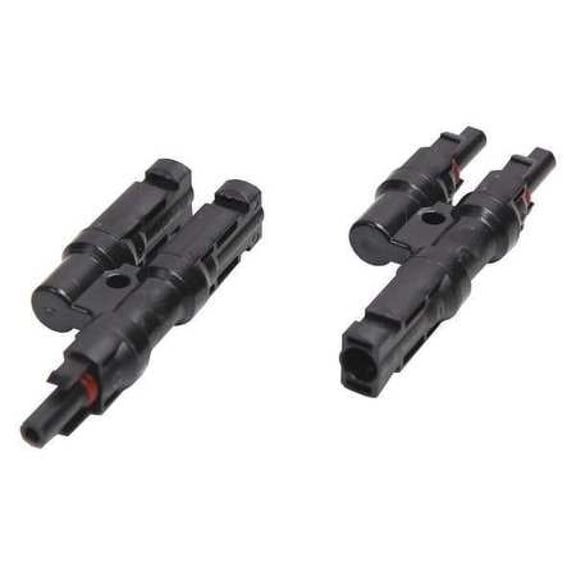 AIMS POWER PVMC4-2TO1 MC4 Branch/Splitter Connector Pair