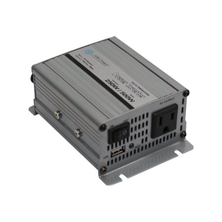 AIMS POWER PWRINV250W Power Inverter,250W,12V,w/Cables
