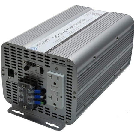 AIMS Power 2000W Modified Sine Power Inverter 12VDC to 120VAC ETL Listed for Cabins, Backup, and Tools