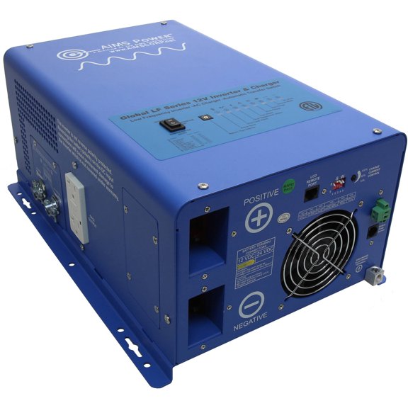 AIMS Power 1500 WATT PURE SINE INVERTER CHARGER 12 VDC to 120 VAC ETL LISTED