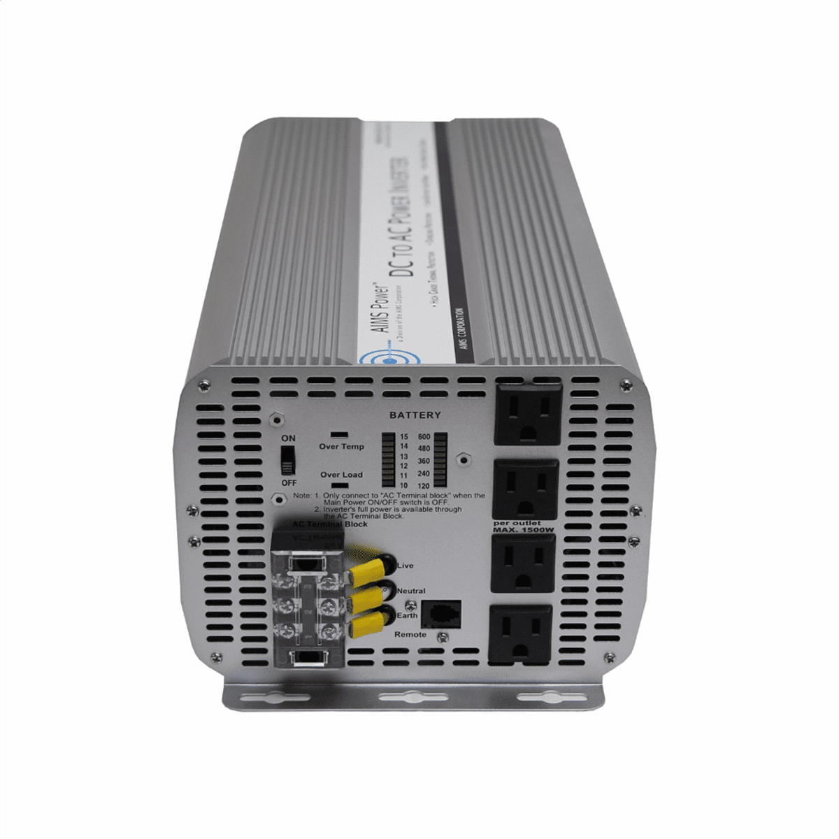 AIMS Power 5000 Watt 12 Volt Modified Sine Inverter