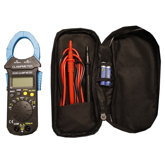 AIMS Power Digital Clamp Meter Auto Range DC/AC 600V True RMS for Testing and Job Site