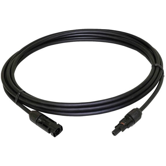 AIMS Power PVEXT50FT10AWG Solar Extension Cable, 10 AWG 50 Ft, MC4 Male to Female, UV Resistant PV Wire, Flame Retardant, UL Rated
