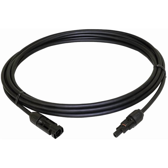 AIMS Power PVEXT50FT10AWG Solar Extension Cable, 10 AWG 50 Ft, MC4 Male to Female, UV Resistant PV Wire, Flame Retardant, UL Rated