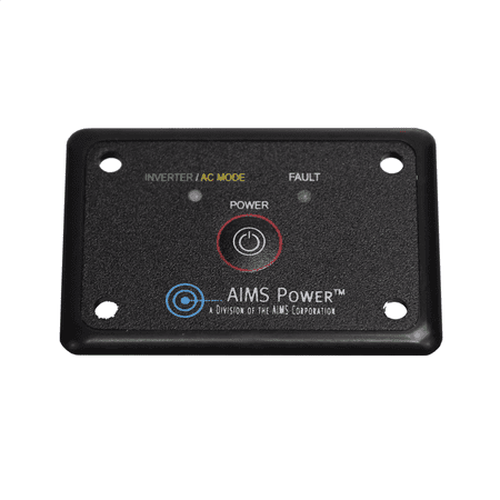 AIMS Power Flush Mount On/Off Remote Switch (Not for Inverter Chargers)